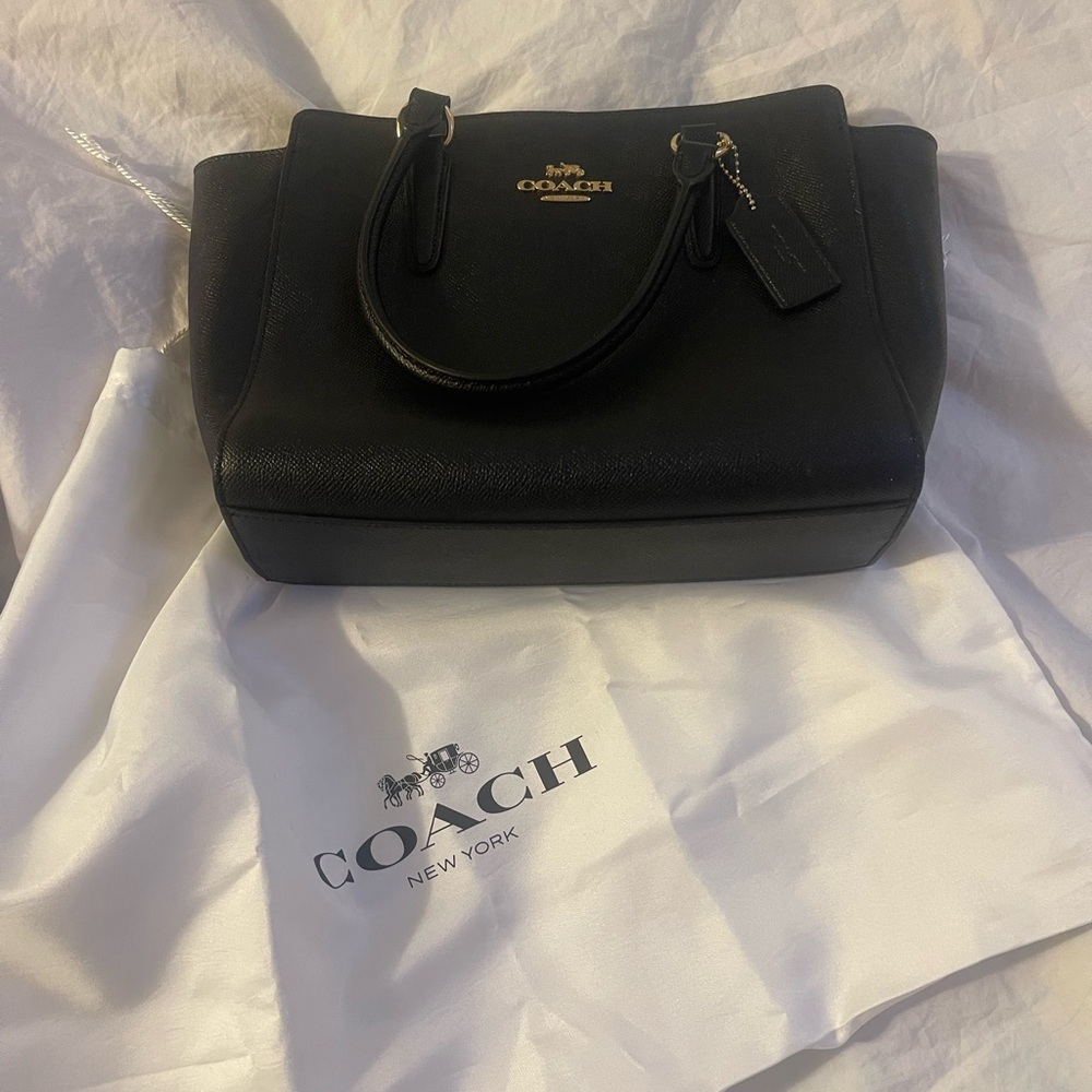 Coach Black Satchel Bag